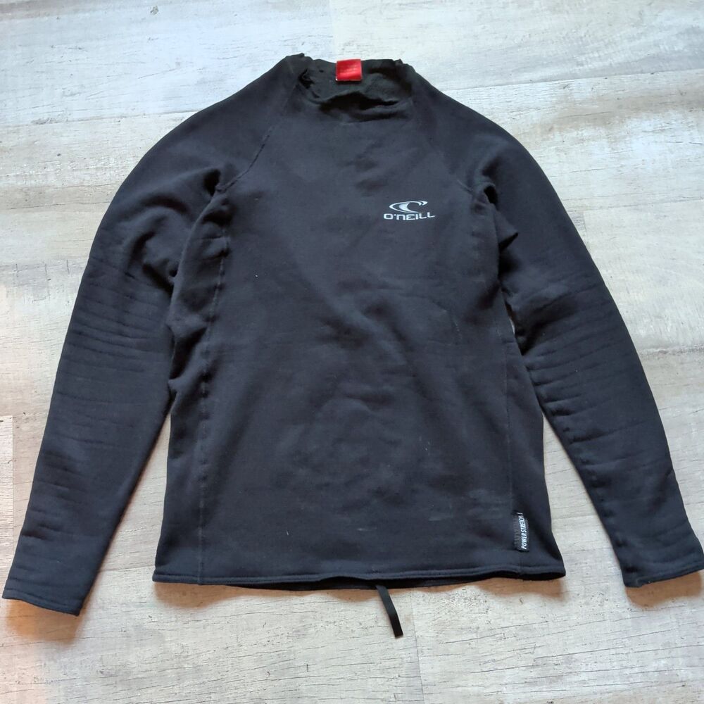 O'Neill Thermo-X Long Sleeve Crew Top Black Thermal Rash Guard Surf Shirt XL?